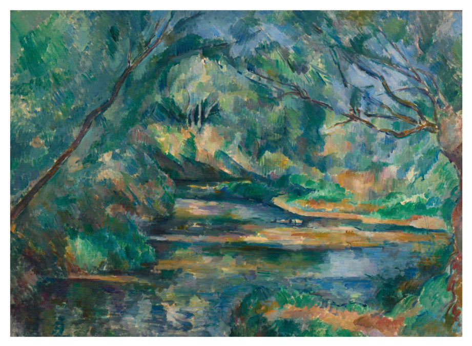 "The Brook, c. 1895-1900" Digital Paper Print by Paul CÃŒÂ©zanne, 32"x24"