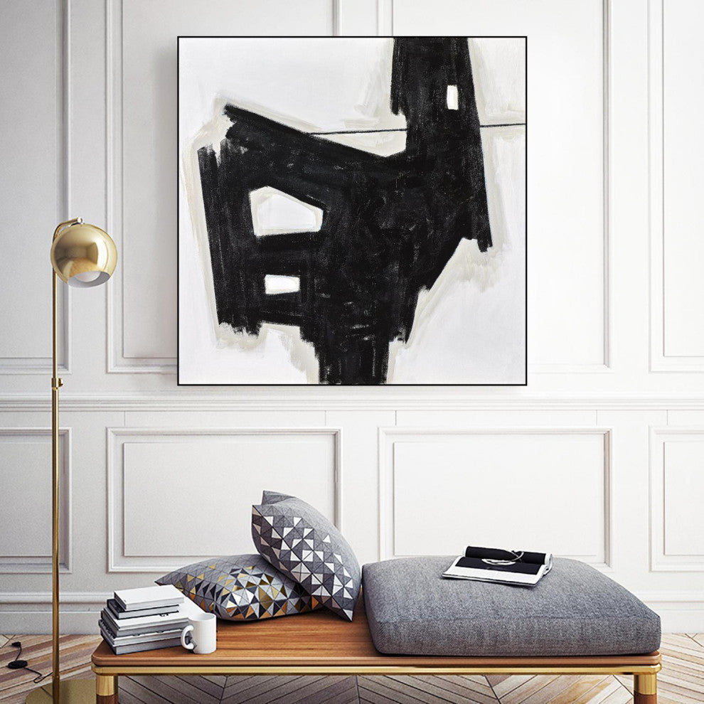 "LUPO" Framed Canvas by Giant Art 30"x30"