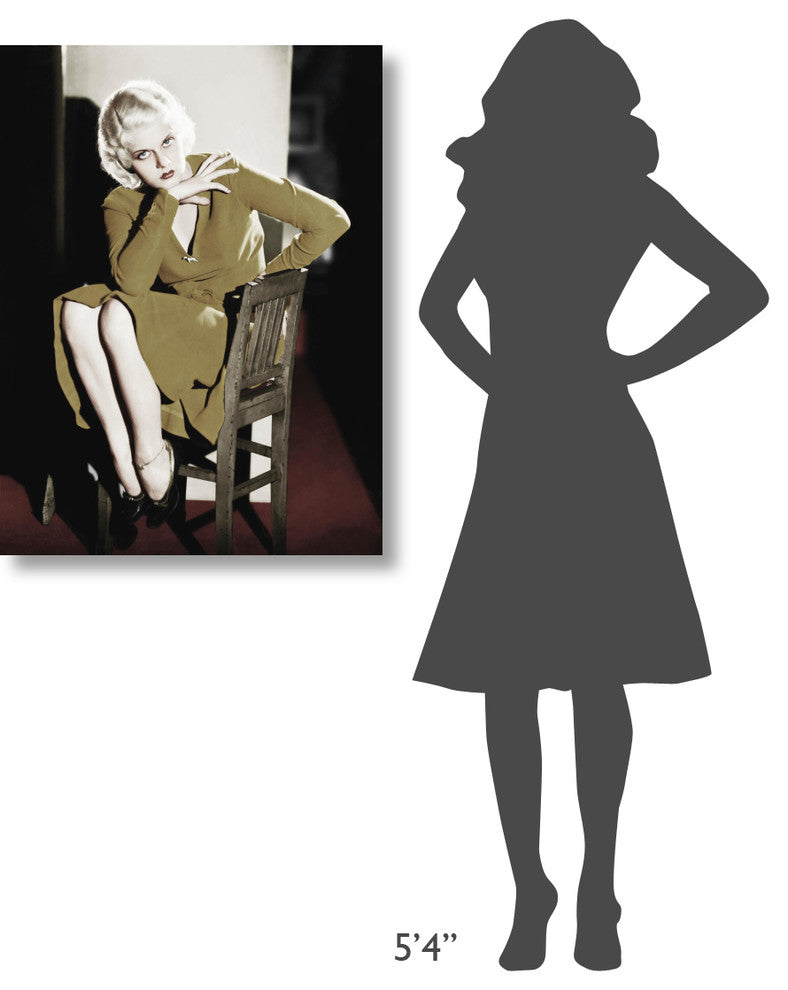 "Jean Harlow" Stretched Canvas Giclee by Hollywood Photo Archive, 27x36"