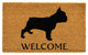 Calloway Mills French Bulldog Doormat, 24"x36"