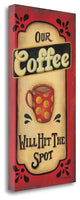 "Our Coffee" By Kim Lewis, Giclee Print on Gallery Wrap Canvas, Ready to Hang