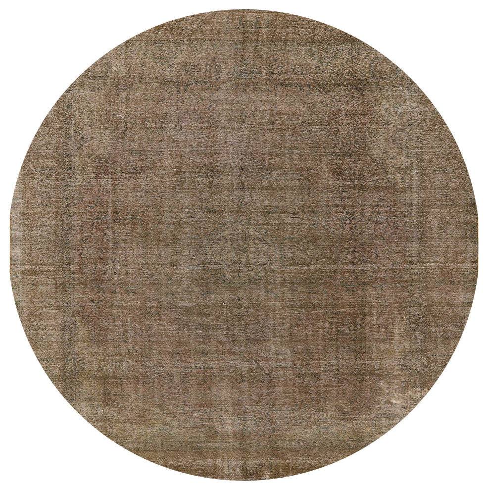 Ahgly Company Indoor Round Mid-Century Modern Area Rugs, 5' Round