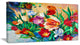 "Bouquet of Colorful Flowers" Wall Art Canvas, 32"x16"