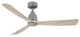 Kute 52" Indoor/Outdoor Fan Antique Graphite/Light Oak Blades