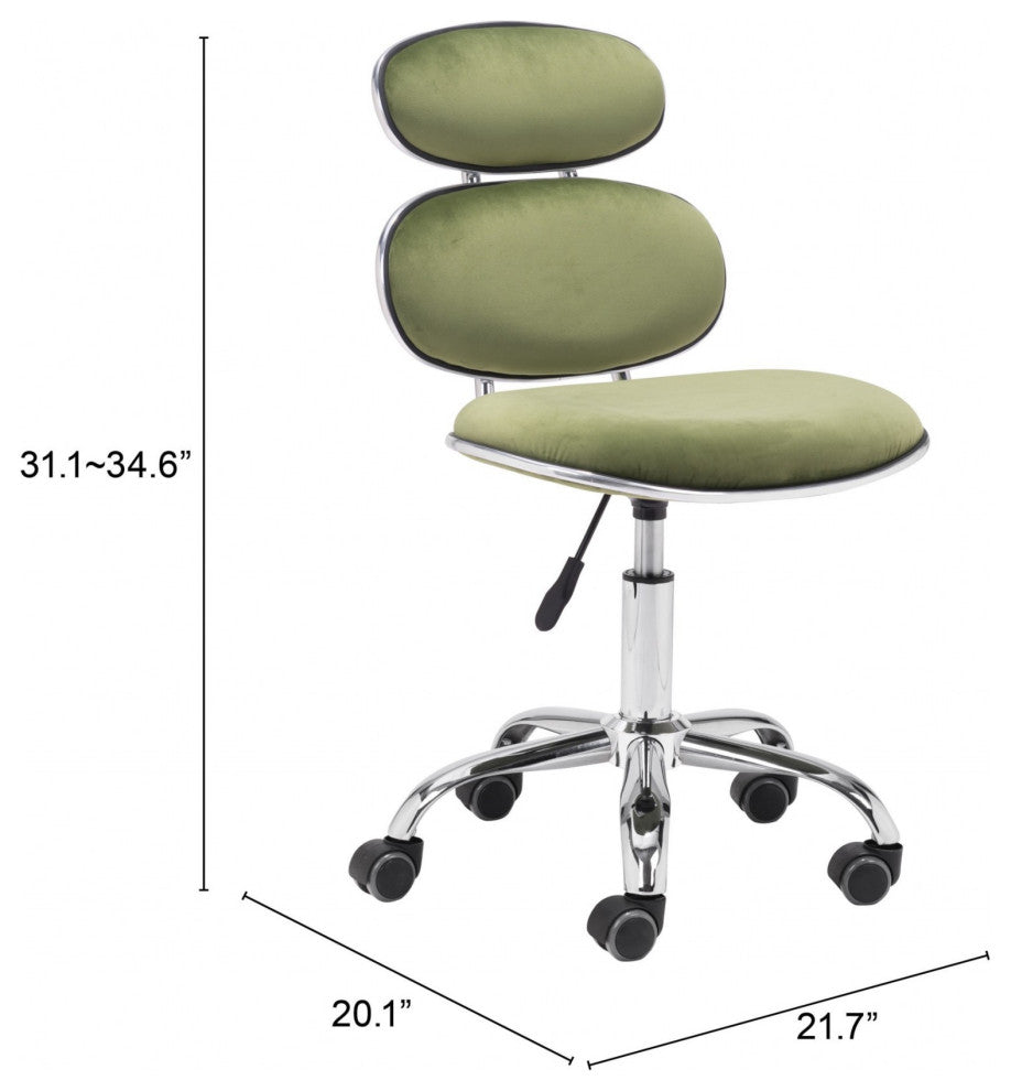 Green Metro Retro Office Chair