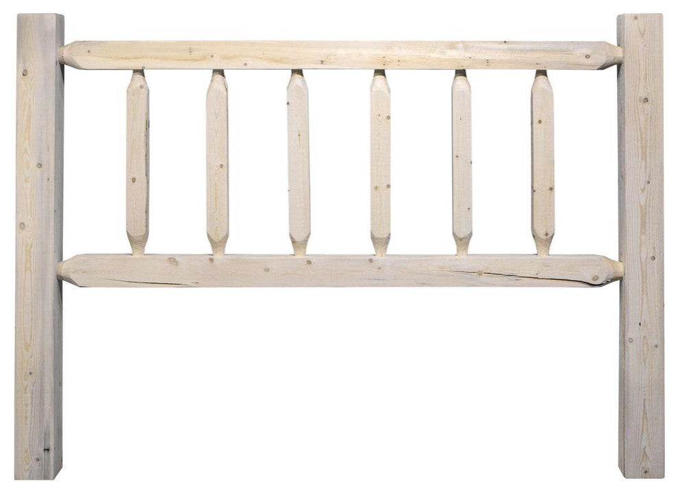 Homestead Collection Full Headboard, Clear Lacquer Finish
