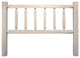 Homestead Collection Full Headboard, Clear Lacquer Finish