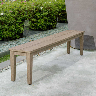 Uttermost Forsyth Dark Gray Outdoor Bench