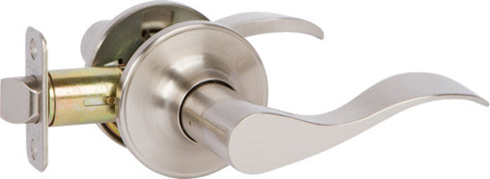 Delaney Hardware Callan Bennett Privacy Lever Set, Satin Nickel