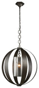 Elegant Lighting Serenity Collection Pendant, Vintage Bronze