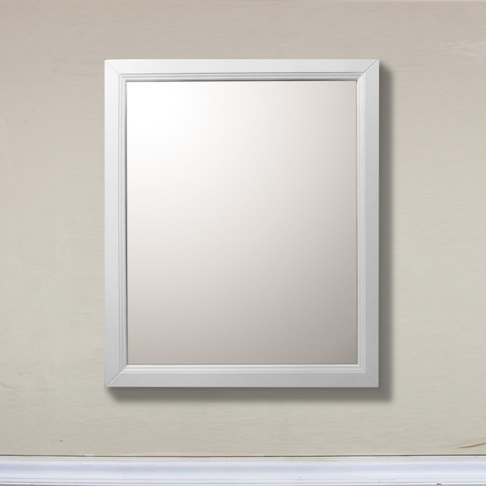 30", Mirror, White