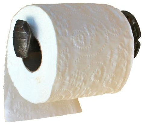 Railroad Spike Toilet Paper Dispenser, 6"