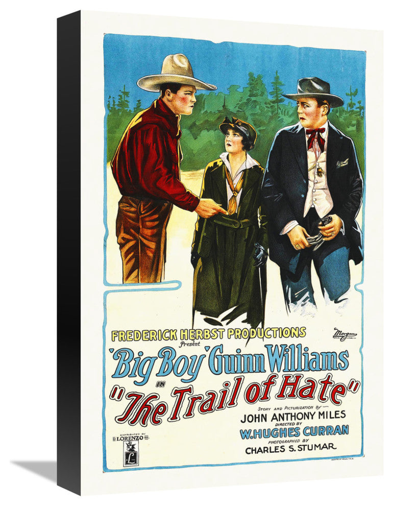 "Trail of Hate" Stretched Canvas Giclee by Hollywood Photo Archive, 12x18"