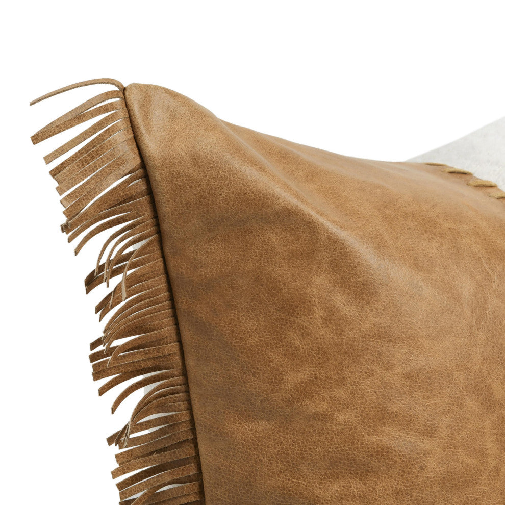 Haris 22" Pieced Design Throw Pillow
