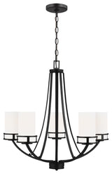 Robie 5-Light Chandelier, Midnight Black