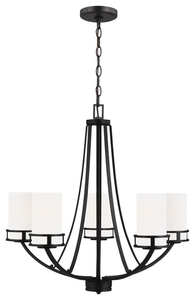 Robie 5-Light Chandelier, Midnight Black