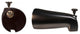 Nose Diverter 5.5" Tub Spout In Polished Brass, Oil Rubbed Bronze
