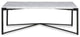 Modus Saxon 2PC Coffee & End Table in Matte Black