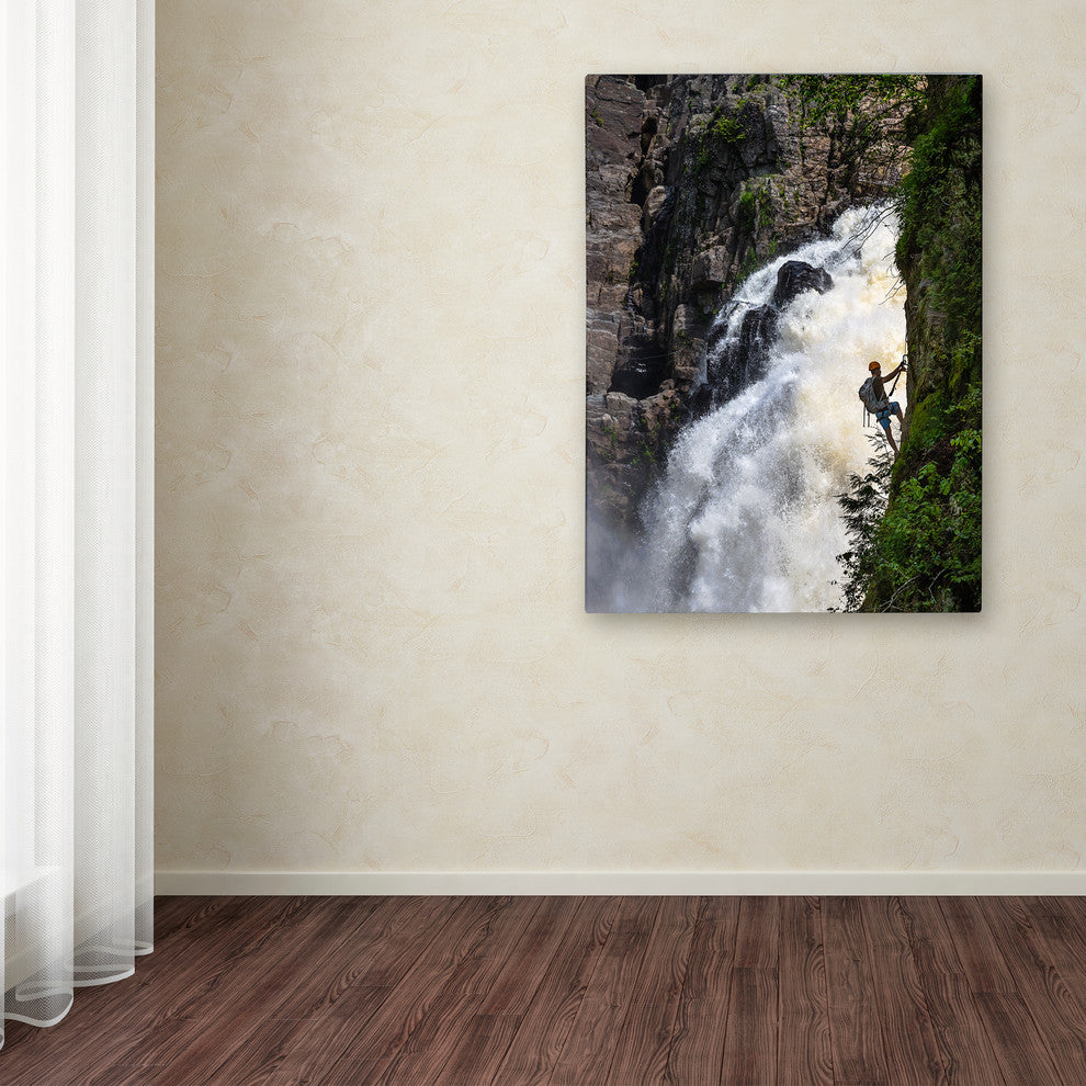 Wioletta 'Climbing' Canvas Art, 47x35