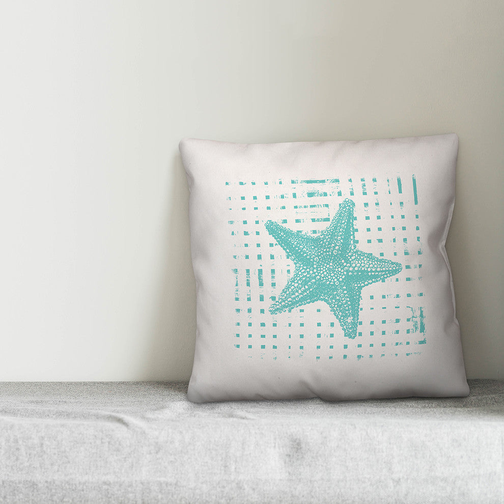 Abstract Starfish 20x20 Throw Pillow