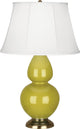Robert Abbey RA-CI20 1-Light Table Lamp, Double Gourd