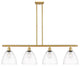 Innovations 516-4I-SG-GBD-92 4 Light Island Light, Satin Gold