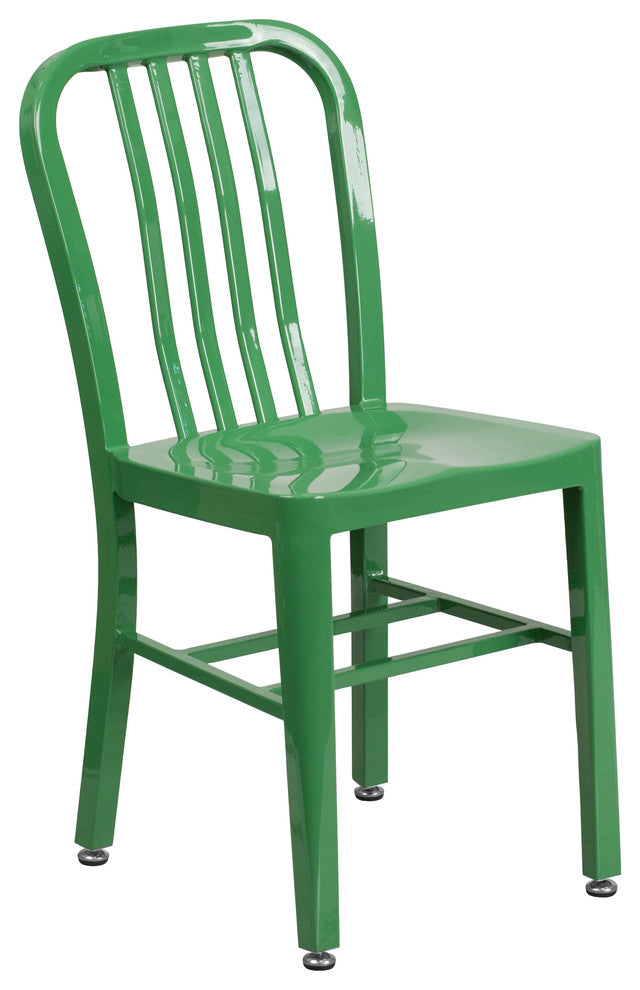 Green Metal Indoor-Outdoor Chair