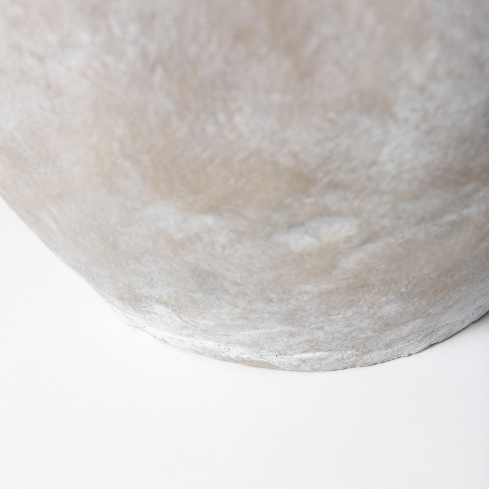 Gobi 20Lx23H Small Tan Ceramic Oval Vase