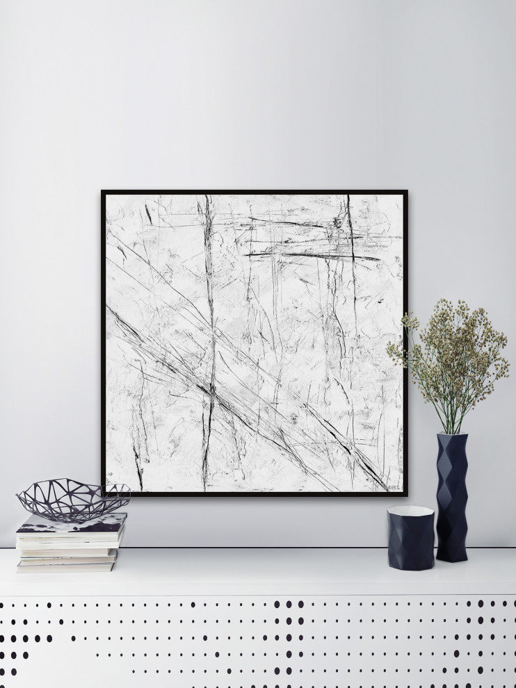 "Full Advantage" Floater Framed Painting Print on Canvas, 16x16