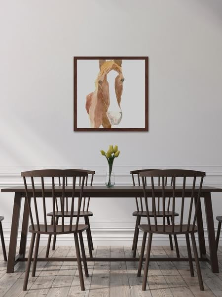 "The Blaze II" Framed Painting Print, 12"x12"