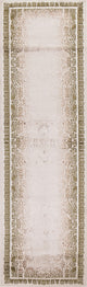 Turkish Geometric Damask Transitional Oriental Rug Home Decor Carpet 3x10