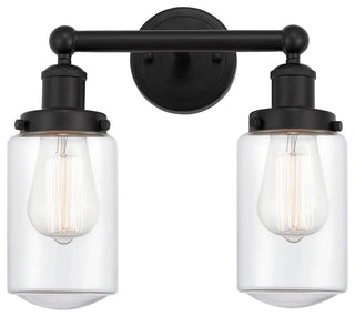 Innovations Dover 2-Light 15.5" Bath Vanity-Light Matte Black