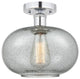 Innovations 616-1F-PC-G247 Gorham 1 Light 9.5" Semi-Flush Mount, Polished Chrome
