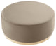 Tilden Large 38" Round Performance Velvet Upholstered Ottoman