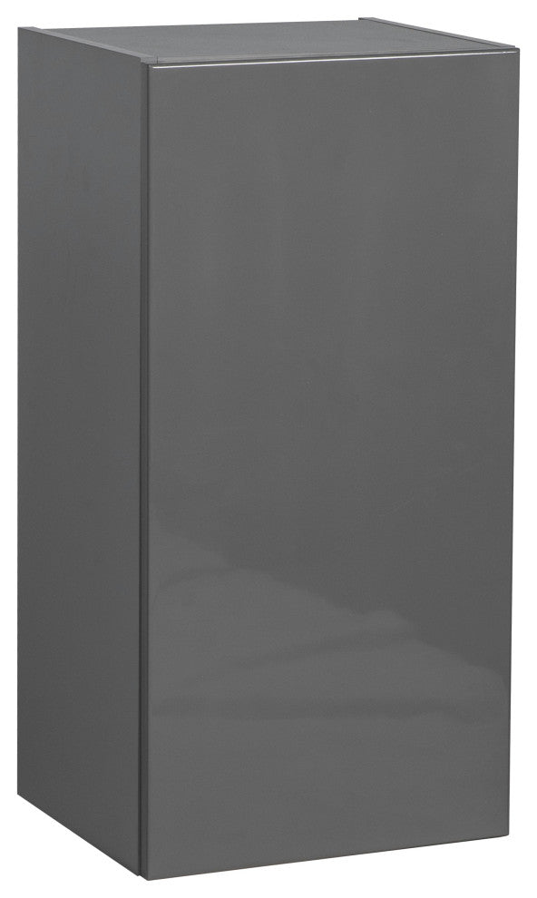 24 x 30 Wall Cabinet-Single Door-with Grey Gloss door