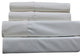 Attached Waterbed Sheet Set 650 TC Solid Sateen, White, Queen