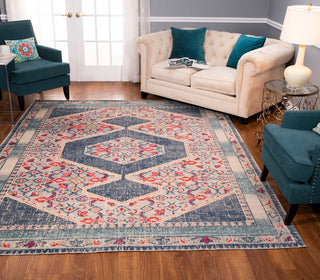 Noori Rug Low-Pile Sylvester Blue/Grey Rug