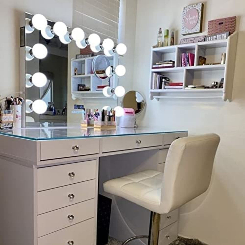 Hollywood Premiere Plus Vanity Mirror, Black, Bluetooth