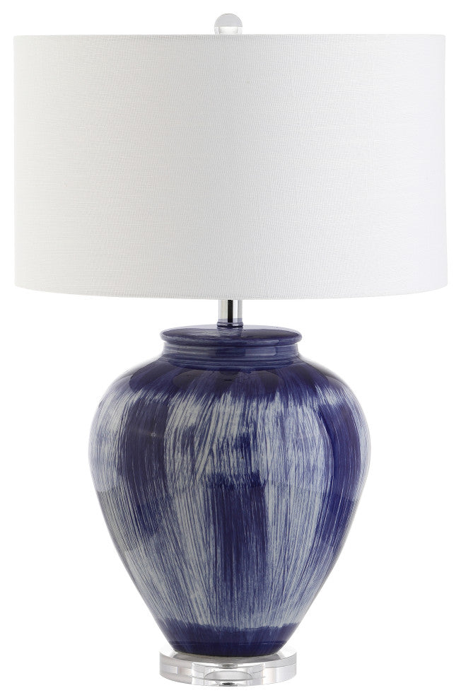 Wayland 26" Ceramic Table Lamp, Seaside Blue