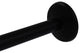 Monte Carlo Shower Curtain Rod Brackets, Matte Black