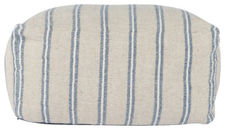Demi 24" Wide Square Natural Pouf By Kosas Home