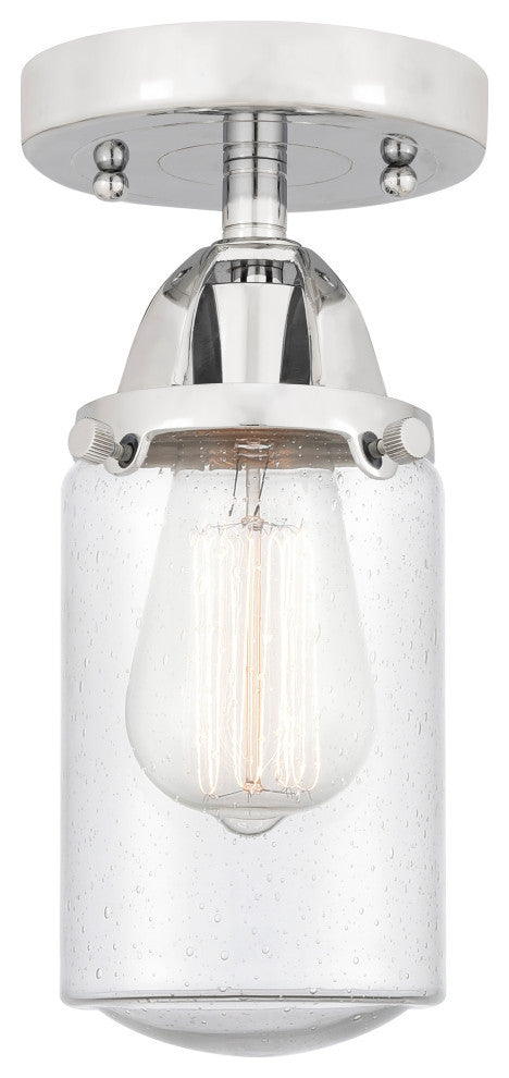INNOVATIONS LIGHTING 288-1C-PC-G314 Dover 1 Light 4.5 inch Semi-Flush Mount