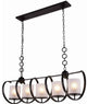 Elegant Lighting Europa Collection Pendant, Vintage Bronze