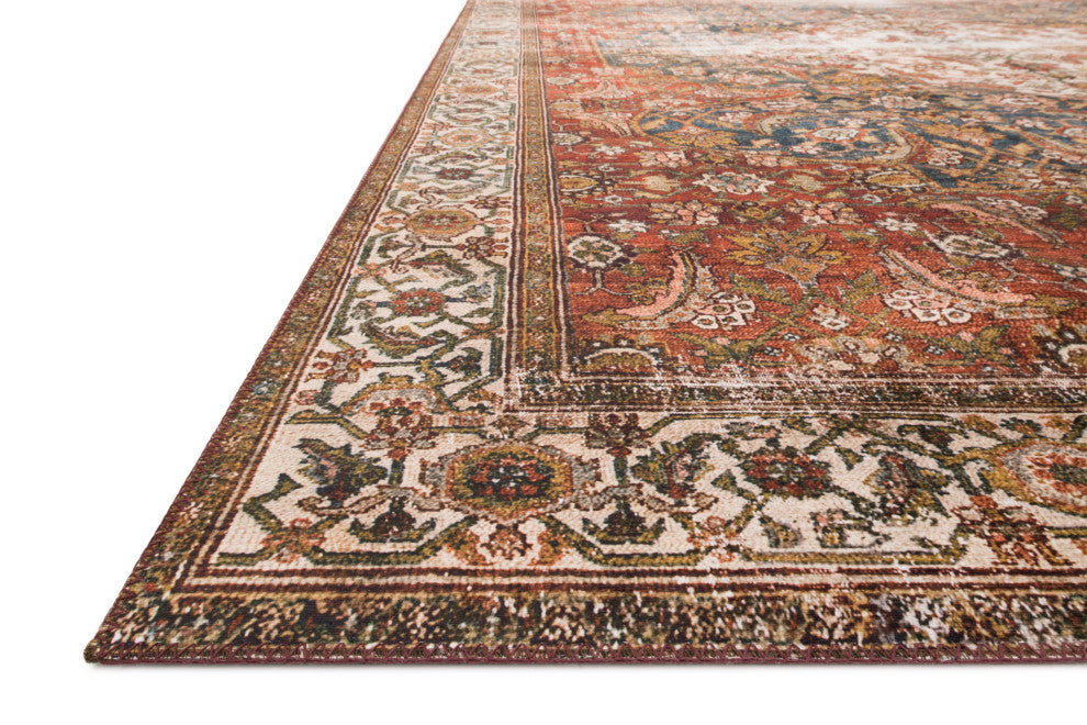 Ocean Multi Layla Printed Polyester Area Rug by Loloi II, 2'-6"x9'-6"