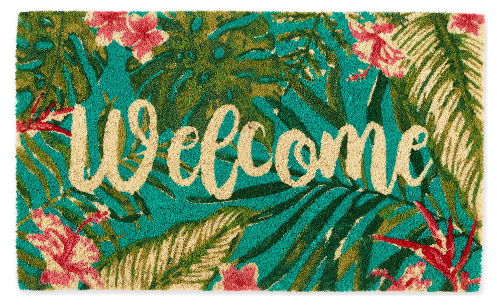 Tropical Welcome Doormat