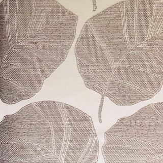 Pleasant Leaves Gray Luxury Throw Pillow, 20"x20"