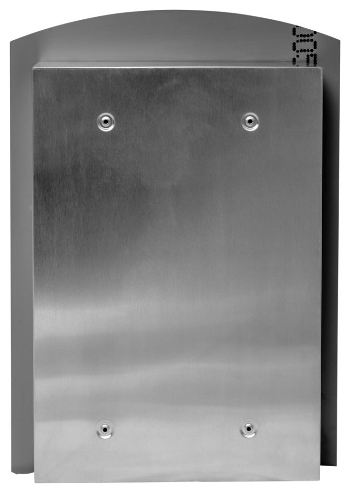 24" Stainless Steel Wall Mount Medicine Cabinet Shelf with Mirror Door