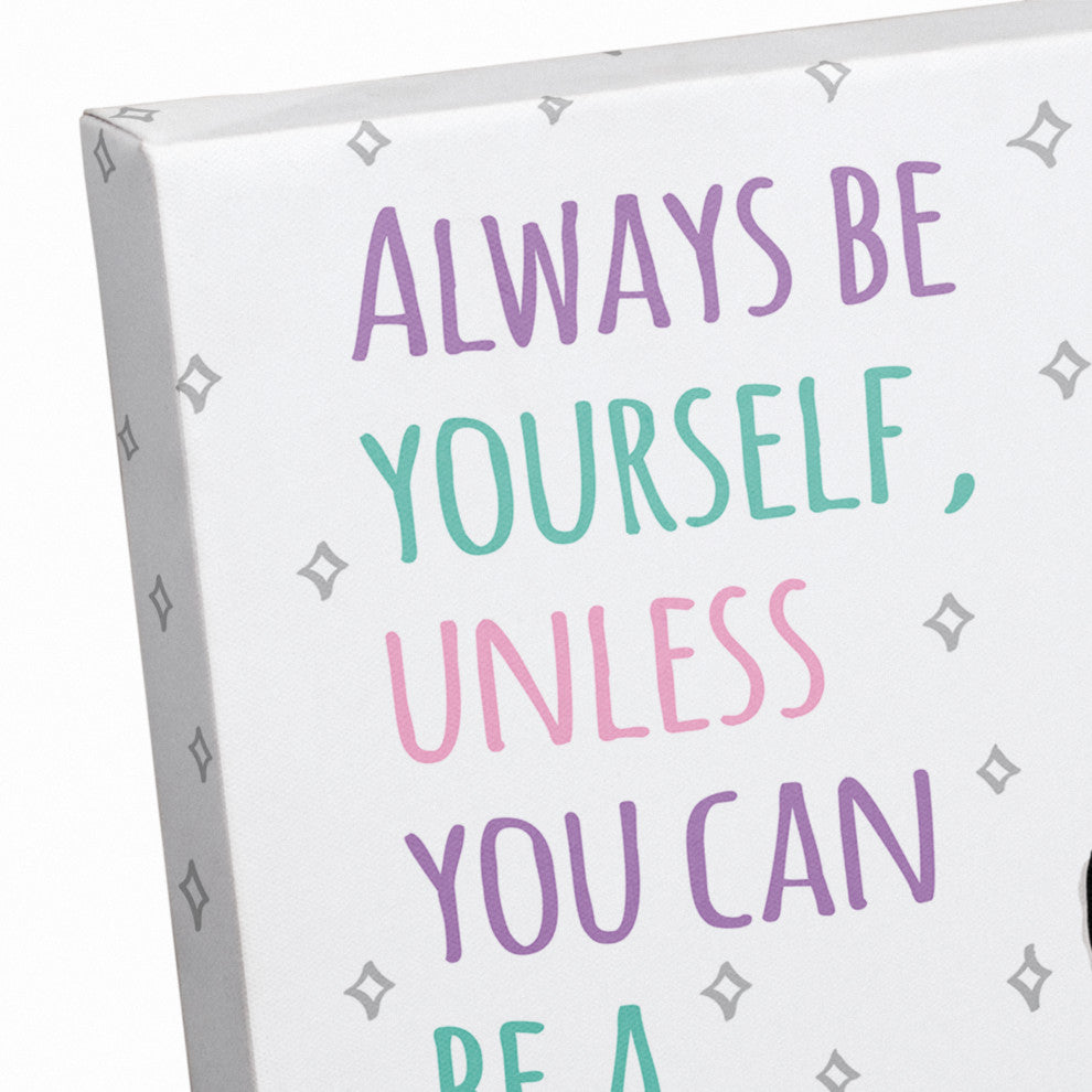 Be a Unicorn Cat 11x14 Canvas Wall Art