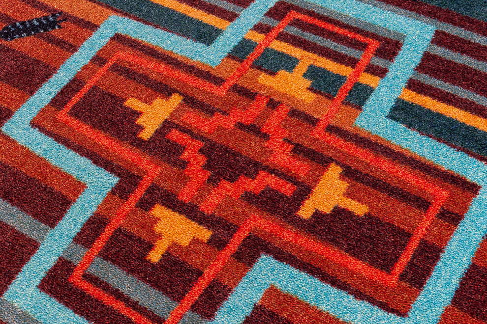 Brazos OKA Sunset Area Rug, 7'8"x10'9"