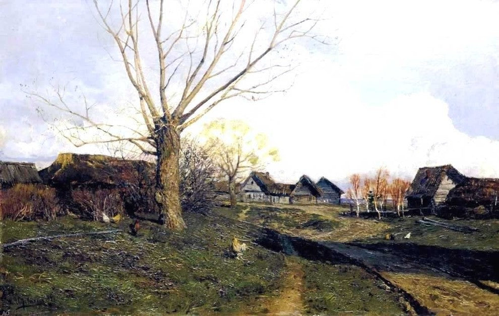 Isaac Ilich Levitan Village Savvinskaya near Zvenigorod Wall Decal